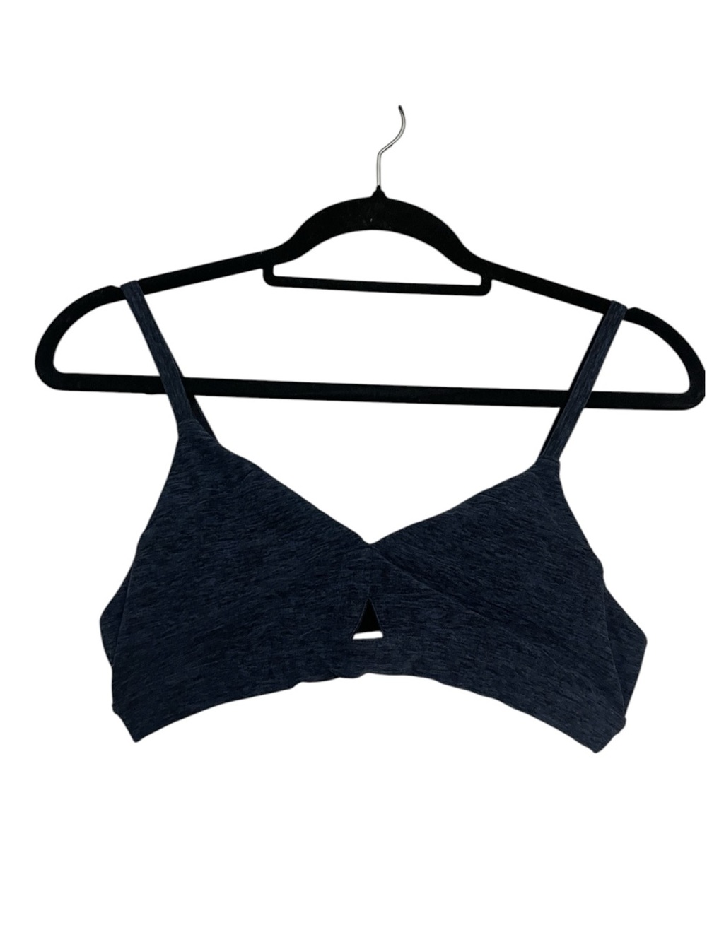 ALO Yoga Dark Heather Navy Sports Bra